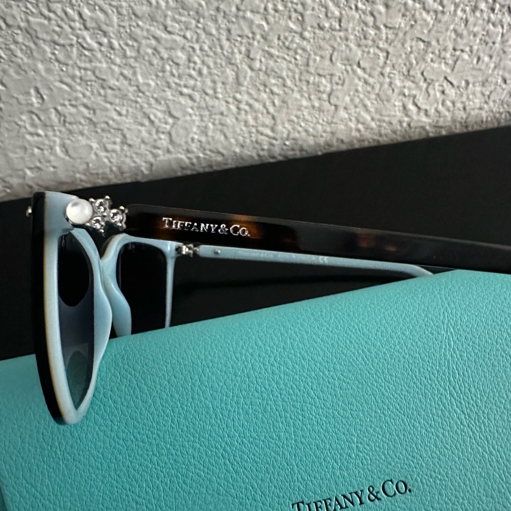 Tiffany & Co. Tortoise Sunglasses with Case - Picture 2 of 9
